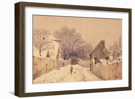 Rue de Javel à Vaugirard. Paris (XVème arr.), 1879-Louis Martial Théodat Masson-Framed Giclee Print