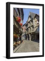 Rue De L'Apport, Old Town, Dinan, Brittany, France, Europe-Rolf Richardson-Framed Photographic Print