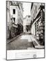 Rue de L'Arbalete, from the Rue Mouffetard, Paris, 1858-78-Charles Marville-Mounted Photographic Print