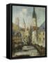 Rue De L'Epicerie Et La Cathedrale De Rouen, C.1929-Gustave Loiseau-Framed Stretched Canvas
