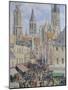 Rue de l'Épicerie, Rouen (Effect of Sunlight), 1898-Camille Pissarro-Mounted Giclee Print