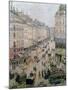 Rue De L'Epicerie, Rouen, on a Sunny Afternoon, 1893-Camille Pissarro-Mounted Giclee Print