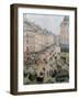 Rue De L'Epicerie, Rouen, on a Sunny Afternoon, 1893-Camille Pissarro-Framed Giclee Print