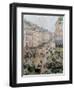 Rue De L'Epicerie, Rouen, on a Sunny Afternoon, 1893-Camille Pissarro-Framed Giclee Print