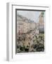 Rue De L'Epicerie, Rouen, on a Sunny Afternoon, 1893-Camille Pissarro-Framed Giclee Print