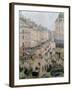 Rue De L'Epicerie, Rouen, on a Sunny Afternoon, 1893-Camille Pissarro-Framed Giclee Print