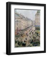 Rue De L'Epicerie, Rouen, on a Sunny Afternoon, 1893-Camille Pissarro-Framed Premium Giclee Print