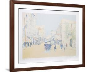 Rue de L'Horloge-Guillaume Azoulay-Framed Limited Edition