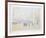 Rue de L'Horloge-Guillaume Azoulay-Framed Limited Edition