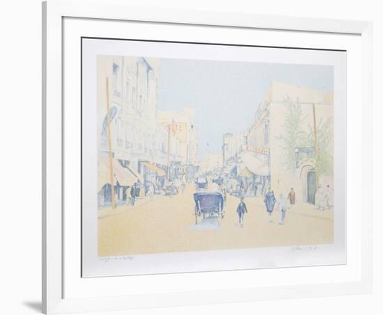 Rue de L'Horloge-Guillaume Azoulay-Framed Limited Edition