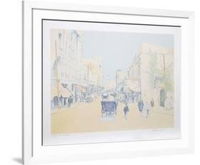 Rue de L'Horloge-Guillaume Azoulay-Framed Limited Edition