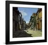 Rue de la Bavole, Honfleur, c.1864-Claude Monet-Framed Premium Giclee Print