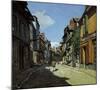 Rue de la Bavole, Honfleur, c.1864-Claude Monet-Mounted Premium Giclee Print