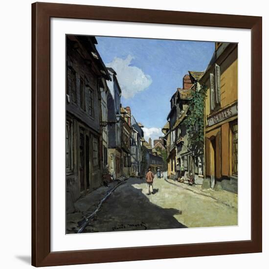 Rue De La Bavole-Claude Monet-Framed Giclee Print