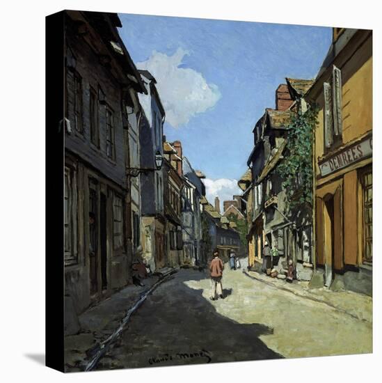 Rue De La Bavole-Claude Monet-Stretched Canvas