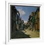 Rue de la Bavolle, Honfleur-Claude Monet-Framed Giclee Print