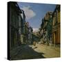 Rue de la Bavolle, Honfleur-Claude Monet-Stretched Canvas