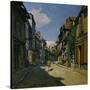 Rue de la Bavolle, Honfleur-Claude Monet-Stretched Canvas