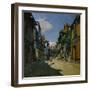 Rue de la Bavolle, Honfleur-Claude Monet-Framed Giclee Print