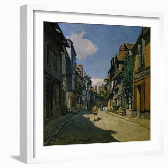 Rue de la Bavolle, Honfleur-Claude Monet-Framed Giclee Print