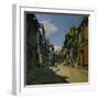 Rue de la Bavolle, Honfleur-Claude Monet-Framed Giclee Print