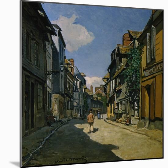 Rue de la Bavolle, Honfleur-Claude Monet-Mounted Giclee Print
