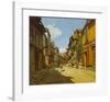 Rue De La Bavolle-Claude Monet-Framed Art Print