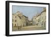 Rue de la Chaussée à Argenteuil, dit Place à Argenteuil-Alfred Sisley-Framed Giclee Print
