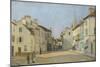 Rue de la Chaussée à Argenteuil, dit Place à Argenteuil-Alfred Sisley-Mounted Giclee Print