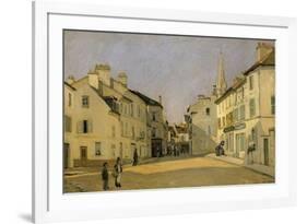 Rue De La Chaussee at Argenteuil, 1872-Alfred Sisley-Framed Art Print