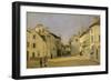 Rue De La Chaussee at Argenteuil, 1872-Alfred Sisley-Framed Premium Giclee Print