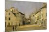 Rue De La Chaussee at Argenteuil, 1872-Alfred Sisley-Mounted Premium Giclee Print