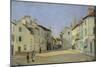 Rue de La Chaussee at Argenteuil, 1872-Alfred Sisley-Mounted Giclee Print