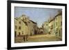 Rue de La Chaussee at Argenteuil-Alfred Sisley-Framed Giclee Print