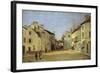 Rue de La Chaussee at Argenteuil-Alfred Sisley-Framed Giclee Print