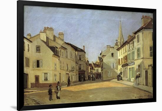 Rue de La Chaussee at Argenteuil-Alfred Sisley-Framed Giclee Print