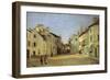 Rue de La Chaussee at Argenteuil-Alfred Sisley-Framed Giclee Print