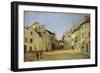 Rue de La Chaussee at Argenteuil-Alfred Sisley-Framed Giclee Print