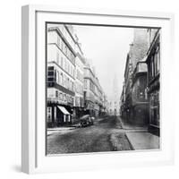 Rue De La Chaussee-D'Antin, Paris, 1858-78-Charles Marville-Framed Giclee Print