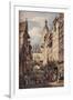 'Rue De La Grosse Horloge, Rouen', 1821-Henry Edridge-Framed Giclee Print