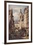 'Rue De La Grosse Horloge, Rouen', 1821-Henry Edridge-Framed Giclee Print