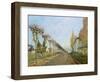 Rue de La Machine, Louveciennes, 1873-Alfred Sisley-Framed Giclee Print