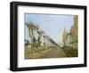 Rue de La Machine, Louveciennes, 1873-Alfred Sisley-Framed Giclee Print