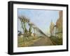 Rue de La Machine, Louveciennes, 1873-Alfred Sisley-Framed Giclee Print