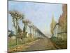 Rue de La Machine, Louveciennes, 1873-Alfred Sisley-Mounted Giclee Print