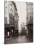Rue De La Montagne-Sainte-Geneviève Near the Intersection of Rue Laplace, 1865-69-Charles Marville-Stretched Canvas