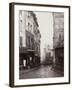 Rue De La Montagne-Sainte-Geneviève Near the Intersection of Rue Laplace, 1865-69-Charles Marville-Framed Photographic Print