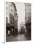 Rue De La Montagne-Sainte-Geneviève Near the Intersection of Rue Laplace, 1865-69-Charles Marville-Framed Photographic Print