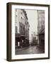 Rue De La Montagne-Sainte-Geneviève Near the Intersection of Rue Laplace, 1865-69-Charles Marville-Framed Photographic Print