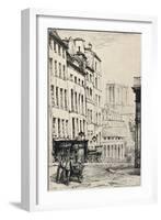 Rue De La Montagne-Ste Genevieve, 1915-Charles Heyman-Framed Giclee Print